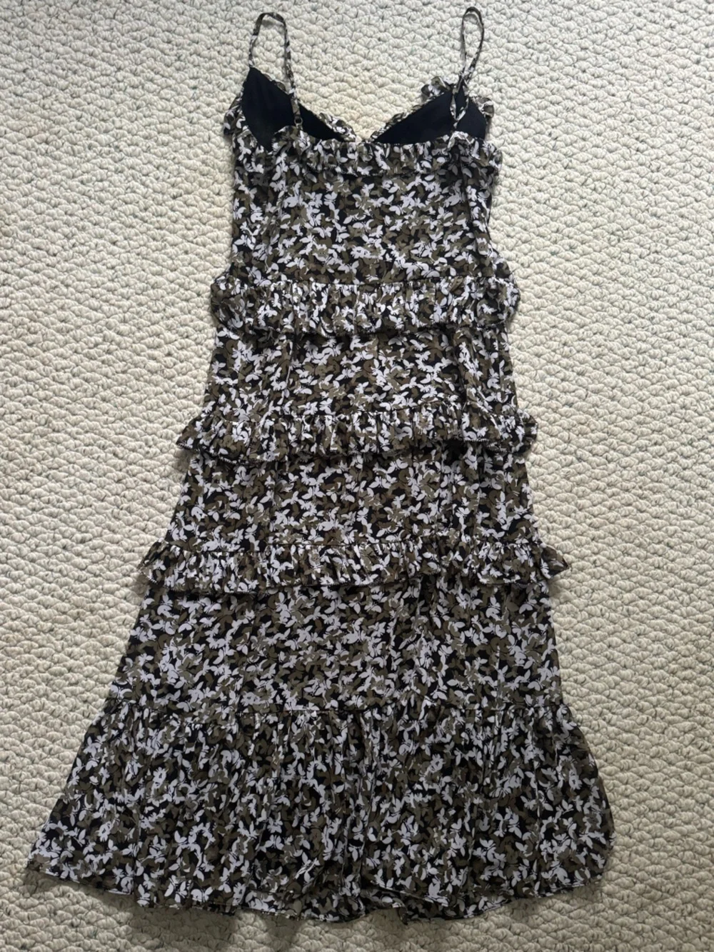 Michael Kors Floral Tiered Slip Dress - Picture 4 of 5